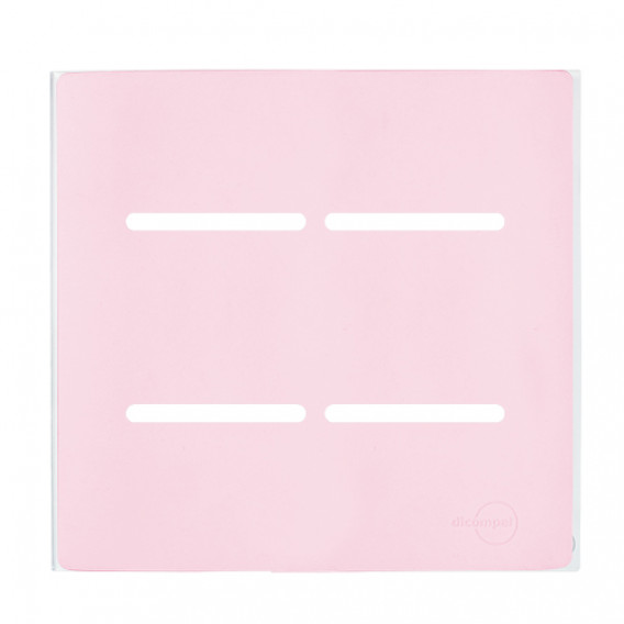 Placa P/ 4 Teclas + Suporte 4x4 - Novara Pétala